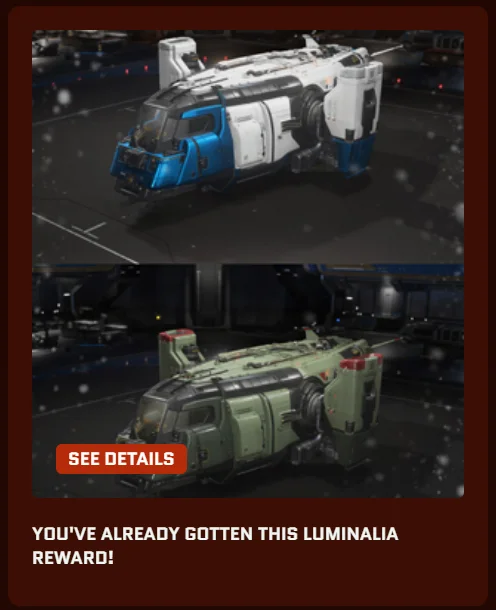 Star Citizen Luminalia Gifts for 2023